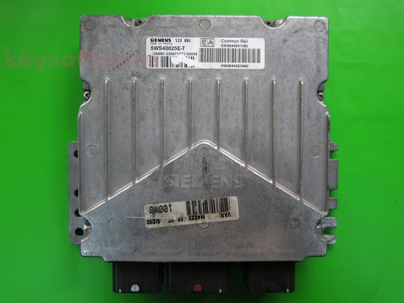 Defecte Ecu Peugeot Partner 2.0HDI 5WS40025E-T SID801