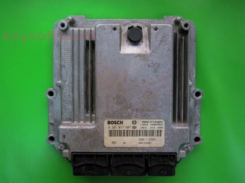 Defecte Ecu Renault Espace 2.0DCI 0281017607 EDC16CP33
