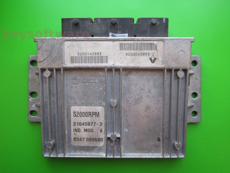 Defecte Ecu Renault Laguna 1.6 8200142883 21645977 S2000RPM