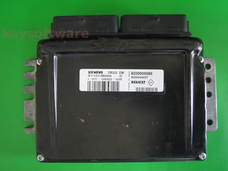 Defecte Ecu Renault Megane 1.6 S110138000C SIRIUS32N