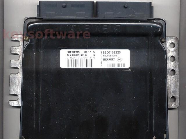 Defecte Ecu Renault Clio 1.6 S118301216B SIRIUS34