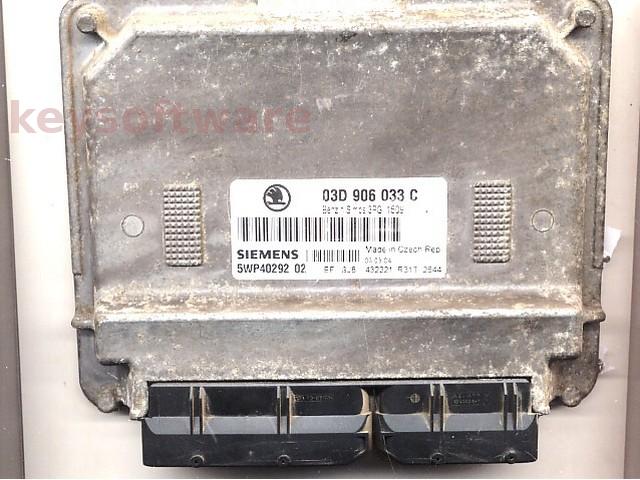 Defecte Ecu Skoda Fabia 1.2 03D906033C SIMOS 3PG