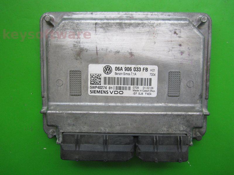 Defecte Ecu Skoda Octavia 1.6 06A906033FB 5WP40274 SIMOS 7.1A