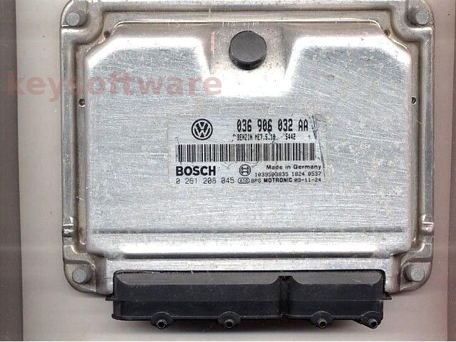 Defecte Ecu VW Golf5 1.4 036906032AA 0261208045 ME7.5.10 BCA