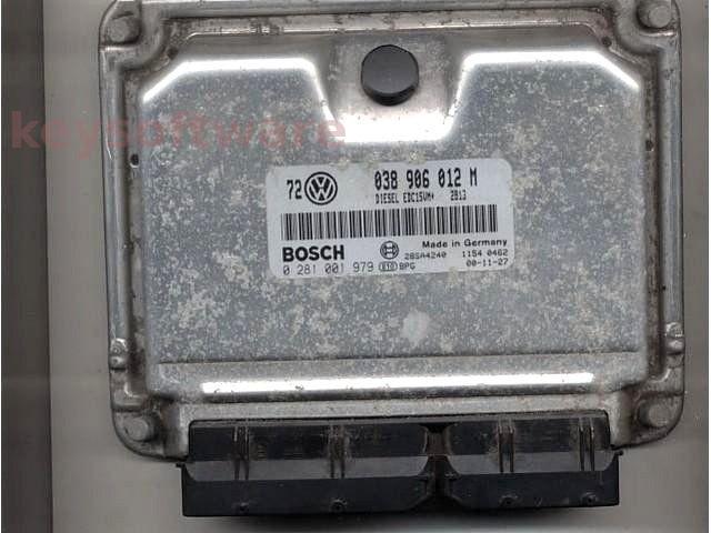 Defecte Ecu VW Golf4 1.9TDI 0281001979 EDC15VM ALH