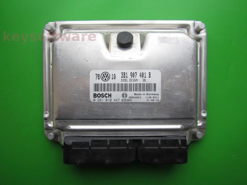 Defecte ECU VW Passat 2.5TDI 3B1907401B 0281010447 EDC15VM+ AKN