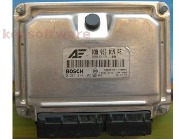 Defecte Ecu VW Sharan 1.9TDI 0281014102 EDC15P+