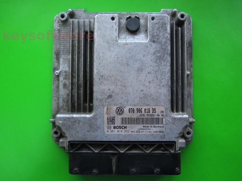 Defecte Ecu VW T5 2.5TDI 0281014252 EDC16U31 BNZ +