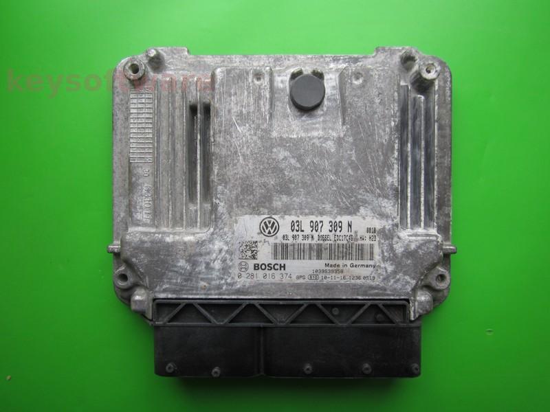 Defecte Ecu VW Passat 2.0TDI 0281016374 EDC17C46