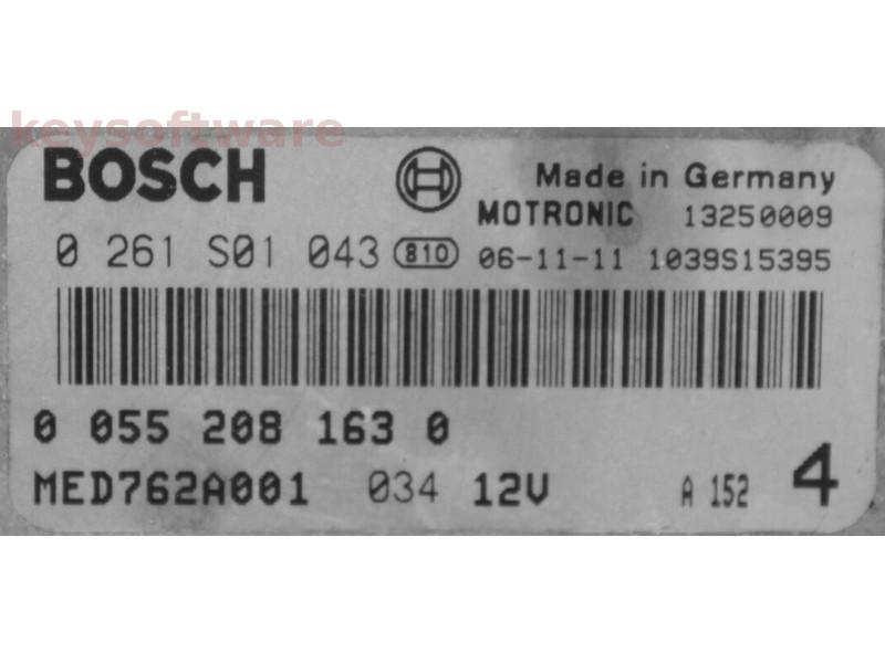 ECU Alfa Romeo 159 3.2 55208163 0261S01043 MED7.6.2 {