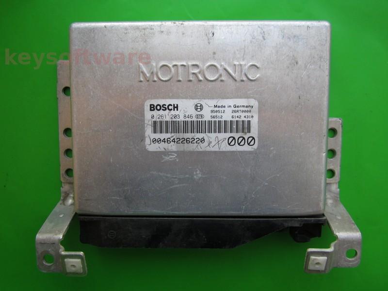 ECU Alfa Romeo 155 1.8 46422622 0261203846 M1.7
