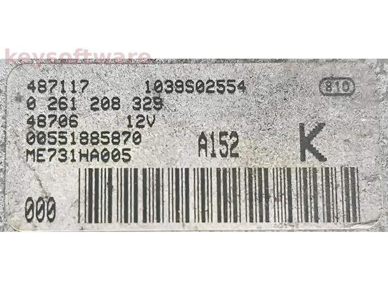 ECU Alfa Romeo 156 1.6 55188587 0261208329 ME7.3.1 {