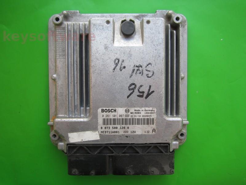 ECU Alfa Romeo 156 2.0 73500128 0261S01007 MED7.1.1