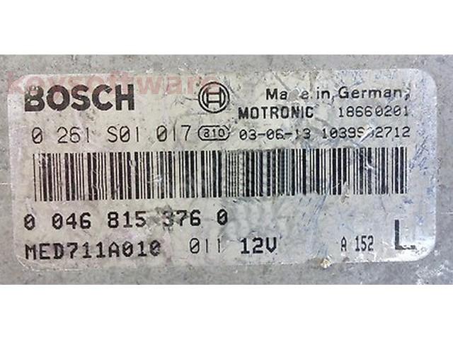 ECU Alfa Romeo GTS 2.0 46815376 0261S01017 MED7.1.1 {