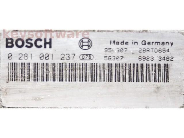 ECU Alfa Romeo 164 2.5TD 46422684 0281001237 EDC1.3.1 {