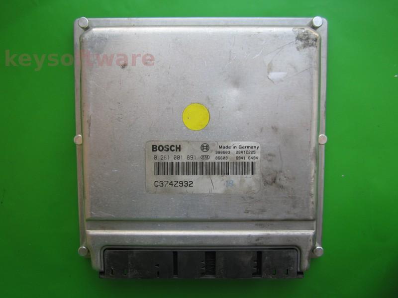 ECU Alfa Romeo 156 1.9JTD C374Z932 0281001891 EDC15C