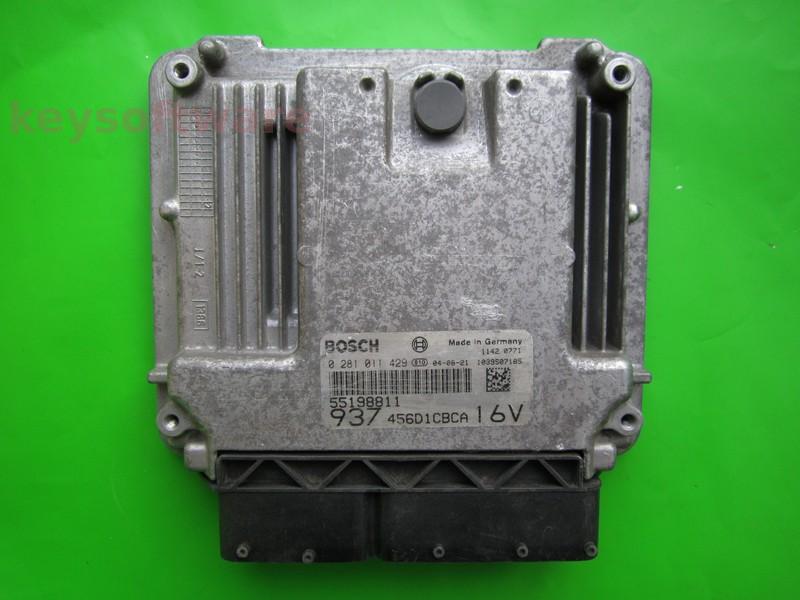 ECU Alfa Romeo 147 1.9JTD 55198811 0281011429 EDC16C8 }