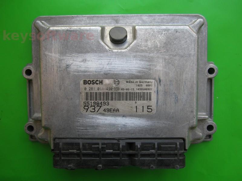 ECU Alfa Romeo 147 1.9JTD 55198493 0281011490 EDC15C7