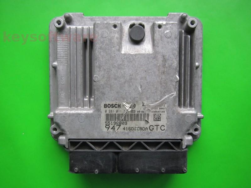 ECU Alfa Romeo 147 1.9JTD 55195464 0281011511 EDC16C8 {+
