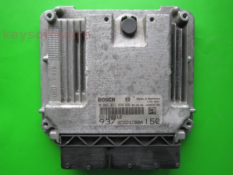 ECU Alfa Romeo 147 1.9JTD 55198812 0281011896 EDC16C8