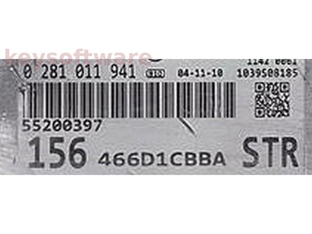 ECU Alfa Romeo 156 1.9JTD 55200397 0281011941 EDC16C8 {