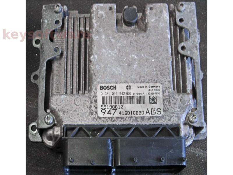 ECU Alfa Romeo GT 1.9JTD 55198810 0281011942 EDC16C8 {