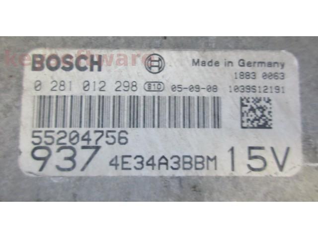ECU Alfa Romeo 147 1.9JTD 55204756 0281012298 EDC16C39 {