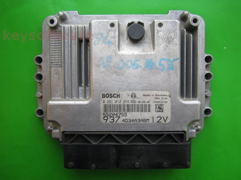 ECU Alfa Romeo 147 1.9JTD 55204755 0281012858 EDC16C39 }
