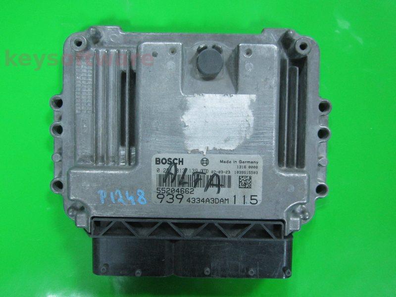 ECU Alfa Romeo 159 1.9JTD 55204662 0281013139 EDC16C39 {