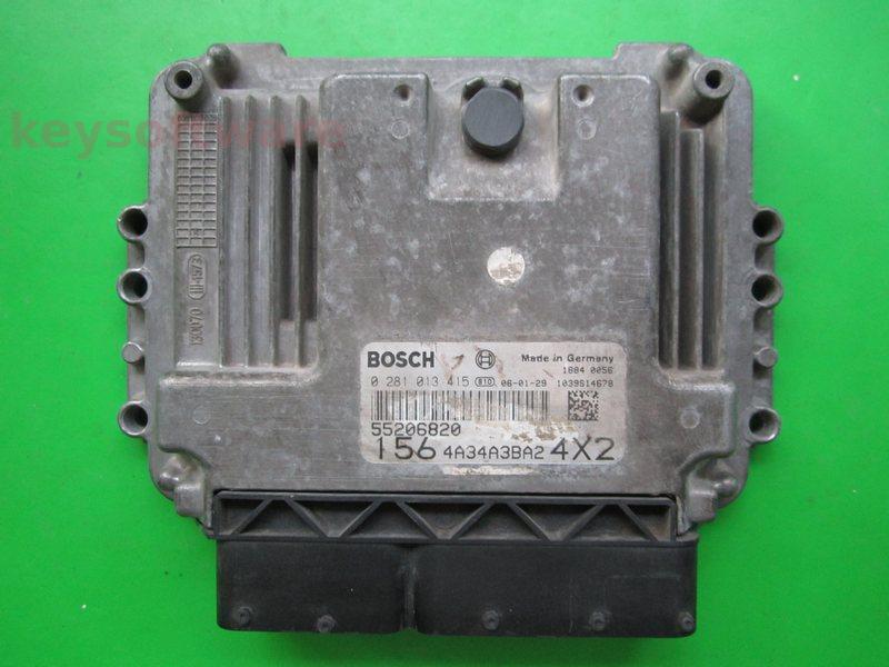ECU Alfa Romeo 156 1.9JTD 55206820 0281013415 EDC16C39