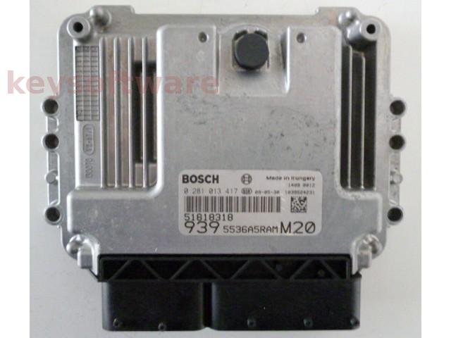 ECU Alfa Romeo 159 2.4JTD 51818318 0281013417 EDC16C39 {