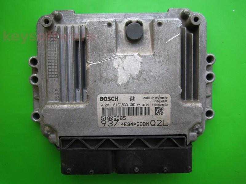 ECU Alfa Romeo 147 1.9JTD 51806565 0281013533 EDC16C39