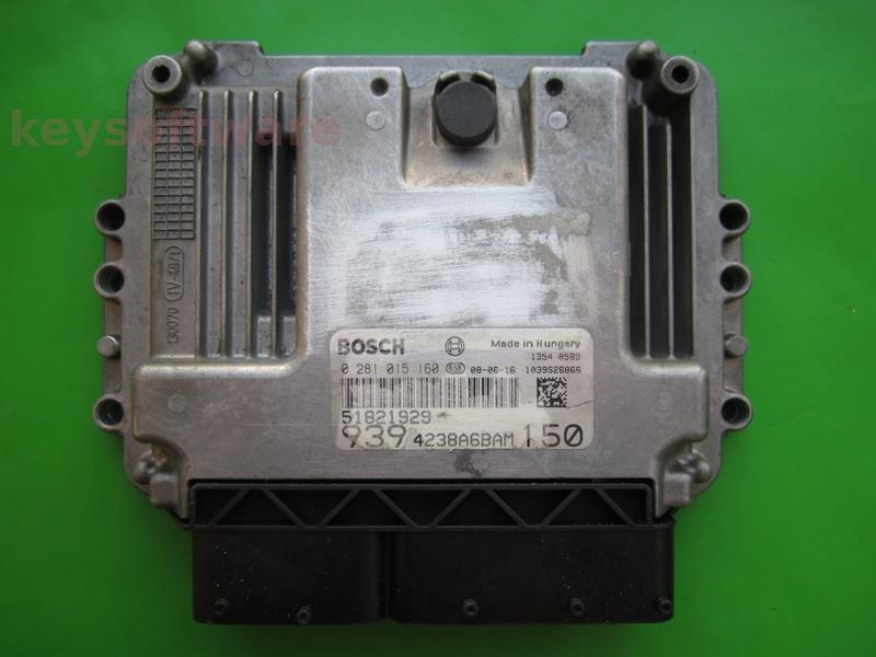ECU Alfa Romeo 159 1.9JTD 51821929 0281015160 EDC16C39 150CP
