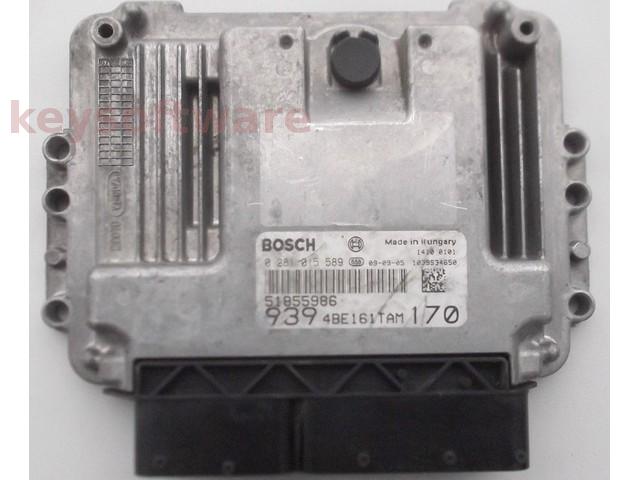 ECU Alfa Romeo 159 2.0JTD 51855986 0281015589 EDC16C39 {