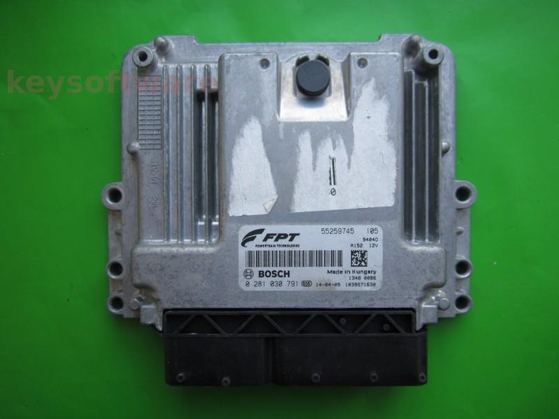 ECU Alfa Romeo Giulietta 2.0JTD 55259745 0281030791 EDC17C49