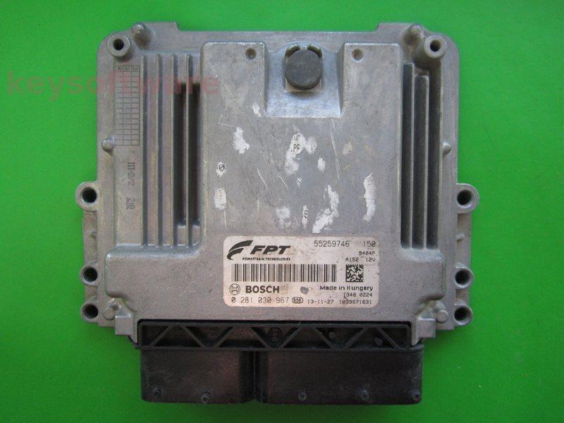ECU Alfa Romeo Giulietta 2.0JTD 55259746 0281030967 EDC17C49 {
