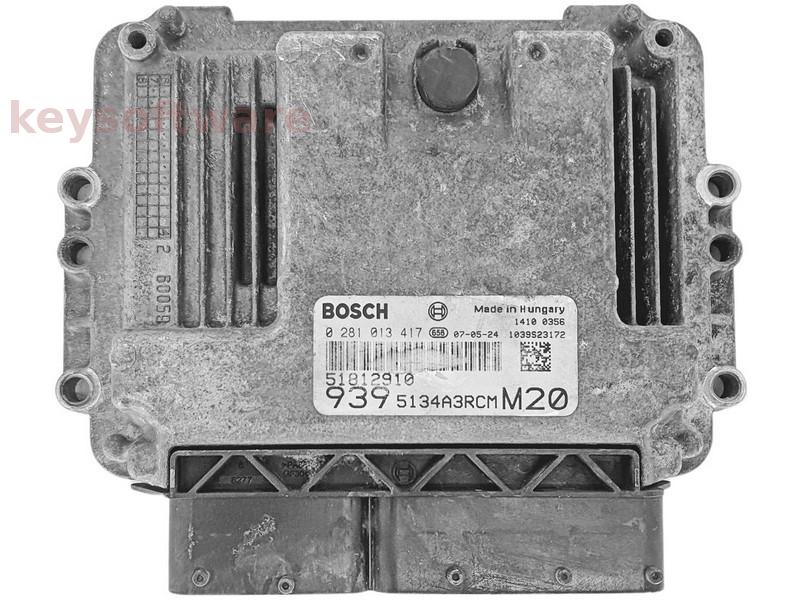 ECU Alfa Romeo 159 2.4JTD 51812910 0281013417 EDC16C39 {