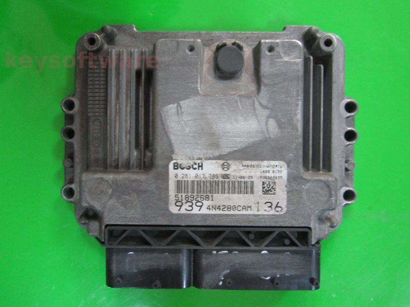 ECU Alfa Romeo 159 2.0JTD 51892681 0281017783 EDC16C39 {