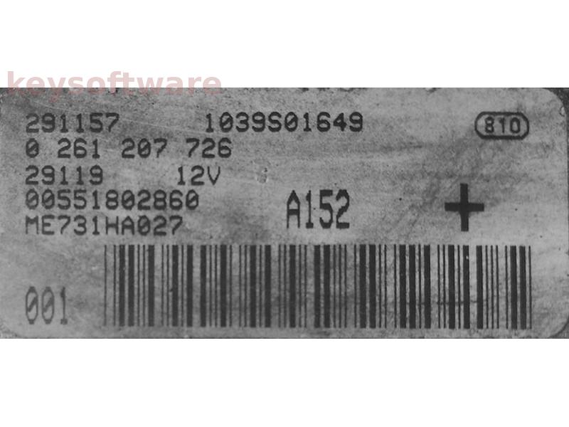 ECU Alfa Romeo 156 1.6 55180286 0261207726 ME7.3.1 {