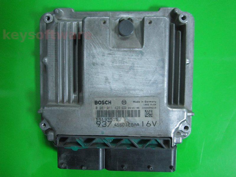 ECU Alfa Romeo 147 1.9JTD 55193515 0281011429 EDC16C8 {