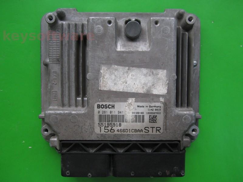 ECU Alfa Romeo 156 1.9JTD 55195918 0281011941 EDC16C8