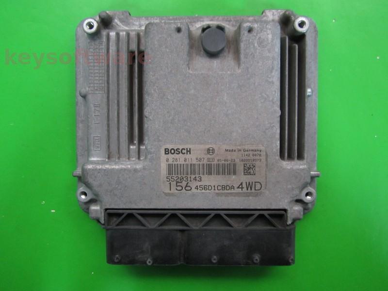 ECU Alfa Romeo 156 1.9JTD 55203143 0281011507 EDC16C8