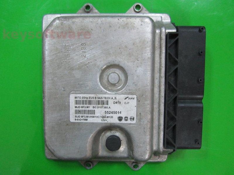 ECU Alfa Romeo Mito 1.3JTD 55245011 8F3.M1