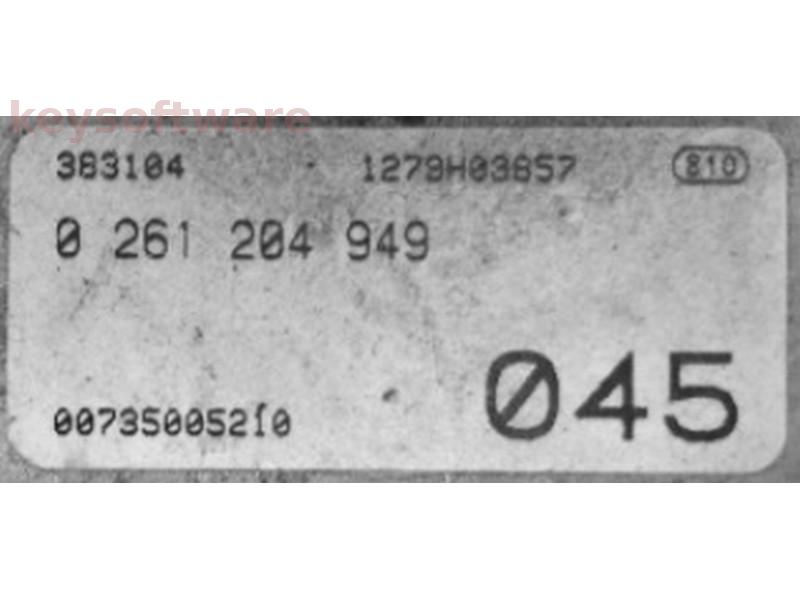 ECU Alfa Romeo 156 2.0 73500521 0261204949 ME3.1_ME2.1 {