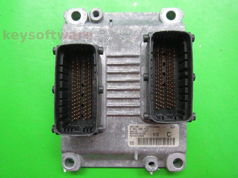 ECU Alfa Romeo 147 1.6 73501815 0261206715 ME7.3.1 }