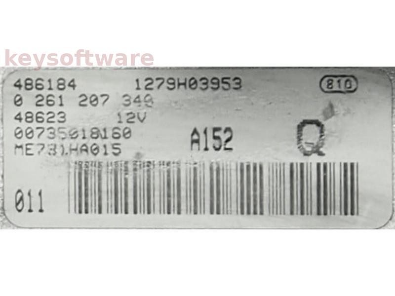 ECU Alfa Romeo 147 1.6 735018160 0261207340 ME7.3.1 {