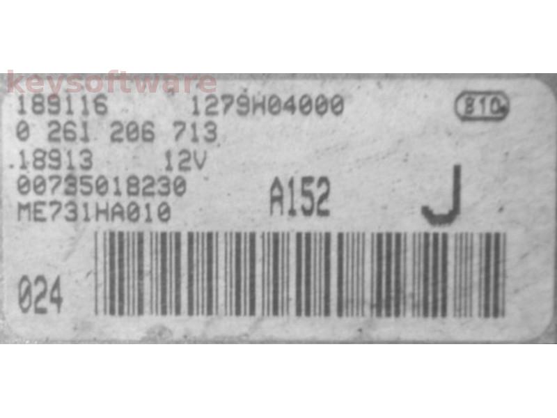 ECU Alfa Romeo 166 2.0 73501823 0261206713 ME7.3.1