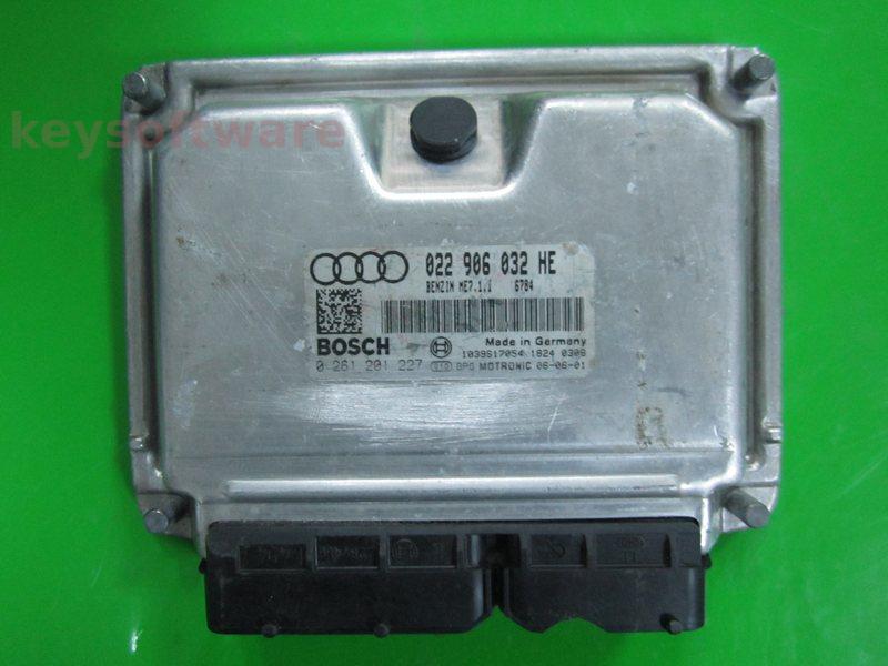 ECU Audi TT 3.2 022906032HE 0261201227 ME7.1.1