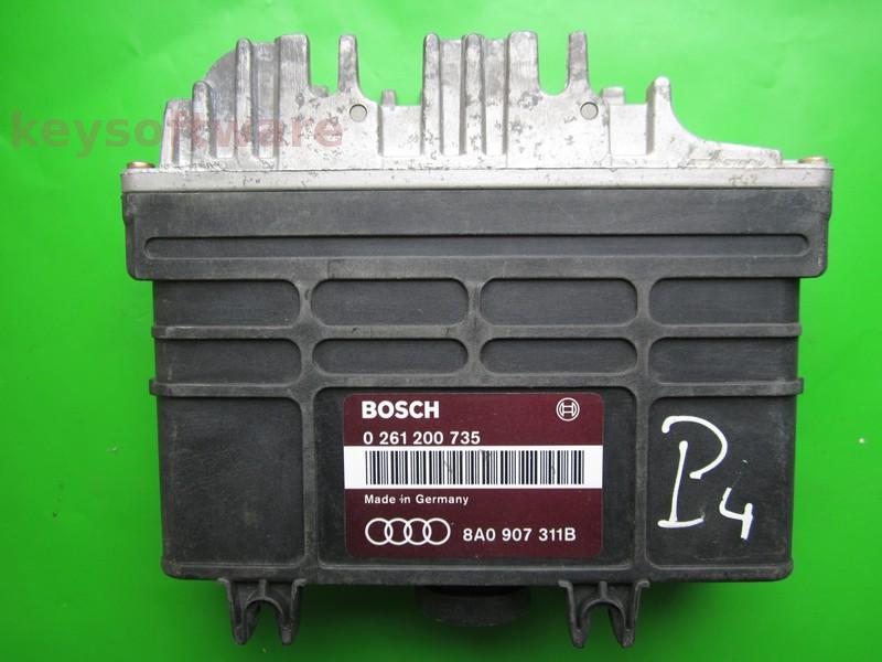 ECU Audi 80 2.0 8A0907311B 0261200735 MA1.2.3