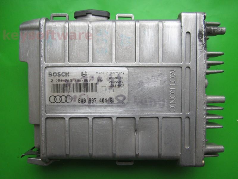 ECU Audi 80 2.0 8A0907404G 0261200866 MK1.2.2